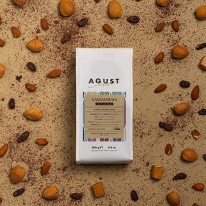 Caffè Agust brasile samambaia roasted organic coffee beans 250grm