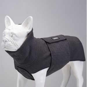 Lindo Dogs - Hondenjas - Hondenkleding - Honden sweatshirt - Fleece - Ashen Grey - Grijs - Maat 8