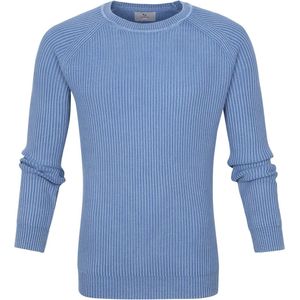 Suitable - Prestige Pullover Cris Blauw - Heren - Maat XL - Modern-fit