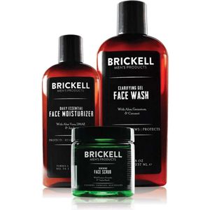 Brickell Men's Daily Advanced Face Care Routine I Unscented | Face Care Set