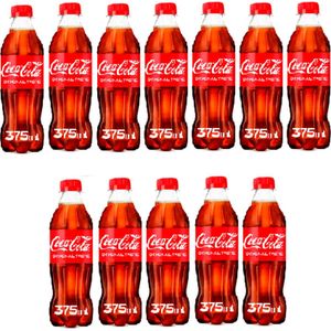 Coca-Cola Cola petfles 375 ml per fles, krimp 12 flessen
