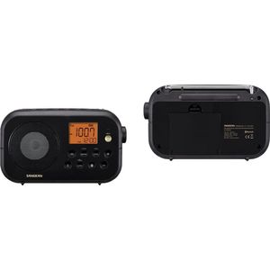 Sangean PR-D12 - FM Radio met Bluetooth - Draagbare Radio met AM en FM - Zwart