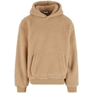 Urban Classics - Oversized Teddy Hoodie/trui - 5XL - Beige