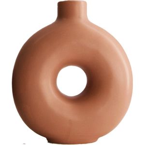 Natural Collections - Vaas keramiek - roze | 20 cm hoog