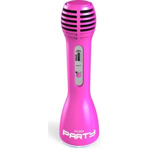 Bigben Party Microfoon  - Karaokeset - Bluetooth - Roze