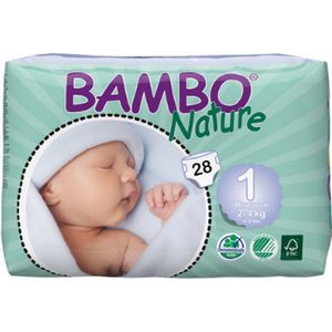 Bambo Nature Newborn 1 - 1 pak van 28 stuks