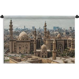 Wandkleed Egypte - Oosterse sfeer in Egypte Wandkleed katoen 60x40 cm - Wandtapijt met foto