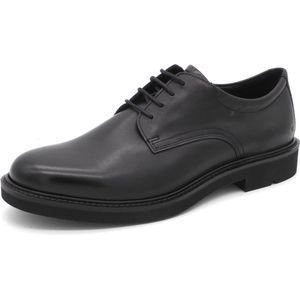 Ecco Heren Veterschoen Metropole London - 525604-01001 Zwart - Maat 44