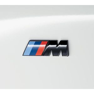 BMW - Set M Logo's Zijkant - Origineel Auto Embleem - 45x15mm - Zwart