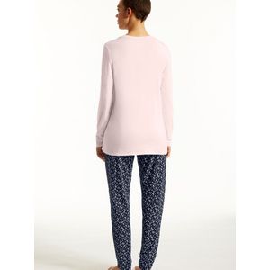 Schiesser Pyjama lange broek - Bleu-Rose - 177167-506 - 48