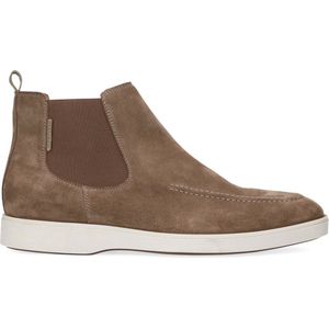 Manfield Suède Chelsea Boots Taupe
