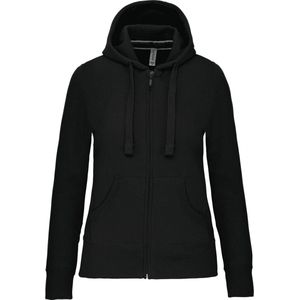 Sweatshirt Dames XL Kariban Lange mouw Black 80% Katoen, 20% Polyester