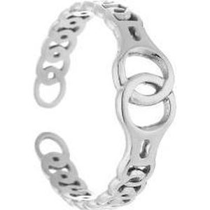 Michelle Bijoux Ring Infinity Ketting Goud of zilver JE12861 (One Size)