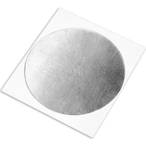 Hoge temperatuur heavy duty aluminium/acryl plakband - 3.250"" diameter - 02 cm dik - 89 cm lang - 89 cm breed - 100 stuks