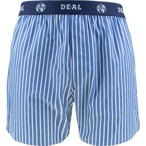 DEAL wijde boxershort waistband stripe blauw & wit 222267 - XL