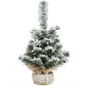Mini Kerstboom In Jute Zak - 45 cm