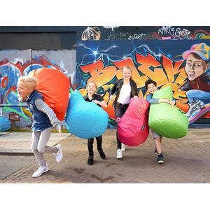 Sit&joy  Kinder Zitzak Stoel Bumba - Oranje