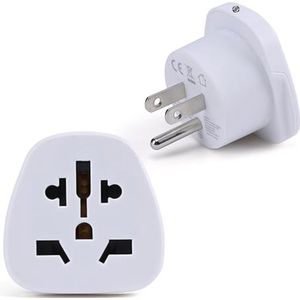 Equivera Internationale Stekker Adapter - Reisstekker - Universele Wereldstekker - Stekker Adapter - Internationale Reisstekker - Ideaal voor op reis!