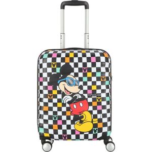 American Tourister Reiskoffer - Wavebreaker Disney Spinner (4 wielen ) 55 cm - handbagage - Mickey Check - 36 l - 2.6 kg