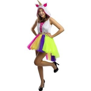 FUNIDELIA Eenhoorn kostuum - Unicorn kostuum voor vrouwen - Maat: XL