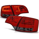 Achterlichten voor AUDI A4 B7 11 04-03 08 AVANT ROOD SMOKE LED