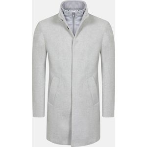 Trench Coat Kartier High Neck Light Grey