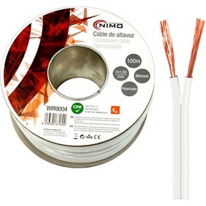 Luidsprekerkabel NIMO Wit 2 x 1,5 mm 2 x 1,5 mm