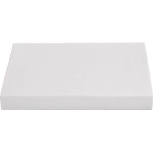 Ambiante Cotton Uni Topdek topper hoeslaken White 100% katoen Topdek topper Hoeslaken 120x200