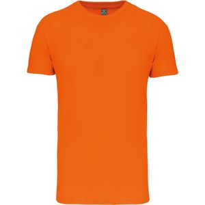 Oranje T-shirt met ronde hals merk Kariban maat M