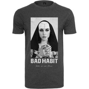 Mister Tee - Bad Habit Heren T-shirt - L - Olijfgroen