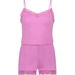 Hunkemöller Dames Nachtmode Pyjama set - Roze - maat M