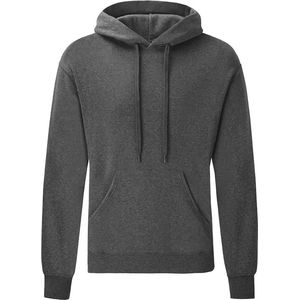 Fruit of the Loom - Classic Hoodie - Donkergrijs - L