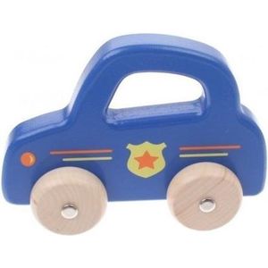 Jouéco Houten Auto 16 Cm Blauw