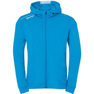 Kempa Player Hood Jacket Kempablauw-Wit Maat M