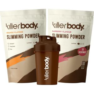 Killerbody Fatburner Voordeelpakket - Raspberry & Orange - 1200 gr