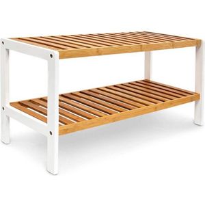 IVOL - Schoenenrek - Bamboe - 2 Niveaus - 33x70x26cm