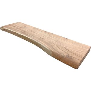 Acacia plank massief boomstam 120 x 30 cm - Houten planken voor muur - Houten plank - boomstam - Boomstam plank - Wandplank hout - Wand plank
