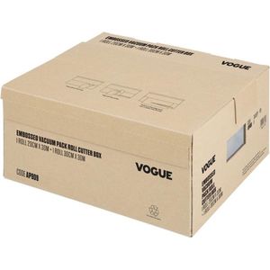 Vogue Vacuümverpakkingsrol met Snijdoos (reliëf) 200 mm en 300 mm Dubbelverpakking - AP909
