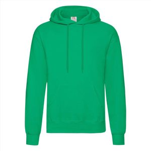 Fruit of the Loom - Classic Hoodie - Groen - L