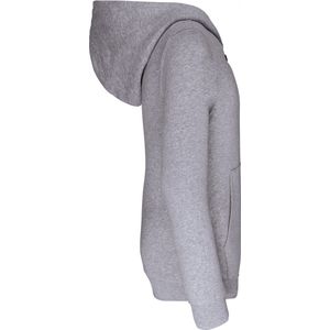 Sweatshirt Kind 6/8 Y (6/8 ans) Kariban Lange mouw Oxford Grey / Navy 76% Katoen, 21% Polyester, 3% Viscose