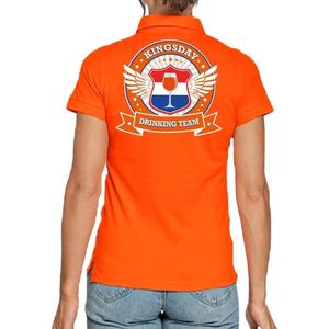 Kingsday Drinking Team poloshirt dames - dames polo - Koningsdag kleding