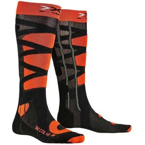 X-socks Skisokken Control Polyamide Zwart/oranje Mt 45-47