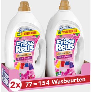 2x Witte Reus Wasmiddel Frisse Reus Gel Orchidee 77 Wasbeurten 3,465 liter