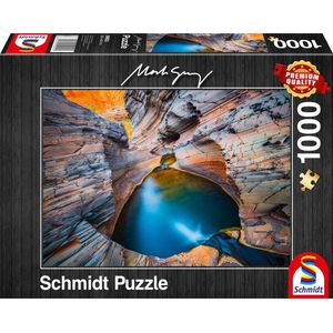 Schmidt Spiele Indigo Contourpuzzel 1000 stuk(s) Liggend