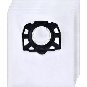 10x Stofzuigerzakken geschikt voor Karcher WD2 Plus, WD3 (Battery), KWD1, KWD2, KWD3, WD3.200 - WD3.800 M - stofzuigzak stofzakken