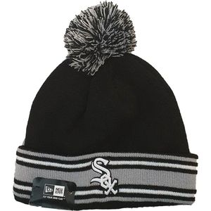 New Era - MLB Sport - Chicago White Sox -  Muts PomPom - One Size - Zwart/Grijs