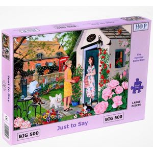 The House of Puzzles - Legpuzzel - 500 XL stukjes - Just to Say
