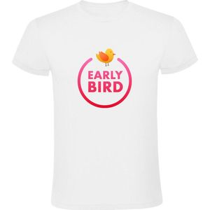 Early Bird Heren T-shirt - Vroege Vogel - Festival - Concert - Ticket