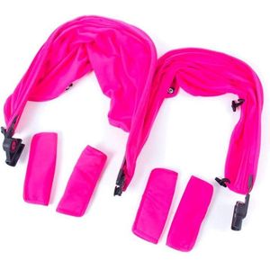 Baby Monsters Zonnekap Kinderwagen Easy Twin Color Pack Fuchsia