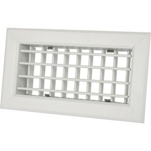 Vent-Axia Uniflexplus rooster met instelbare lamellen 200x100 voor wandcollector